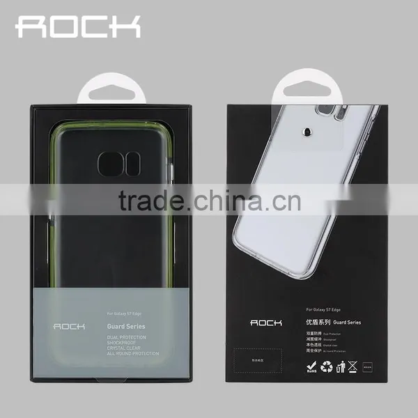 ROCK Guard Series Soft TPU Case for S7 Edge Clear Shockproof TPE Full Back Cover for S7 Edge photo-6