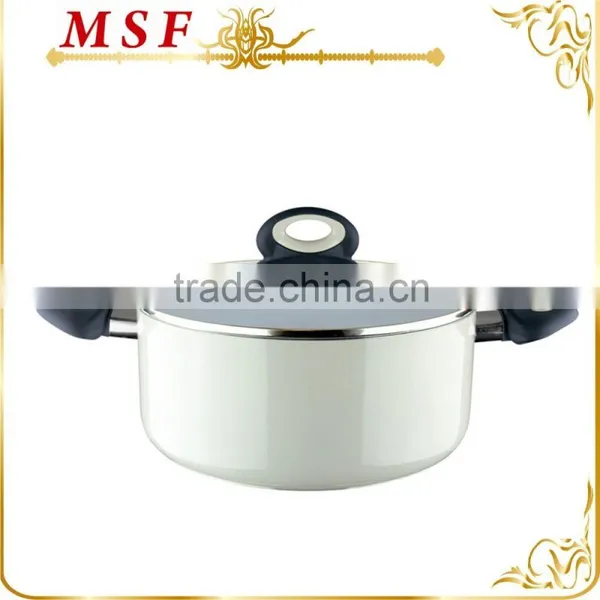 MSF-PA6242-1 Upscale Aluminum Cookware 24*8cm Rice Cooker Silk Printing Non Induction Bottom photo-2