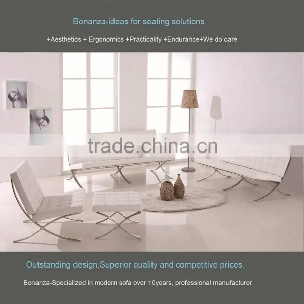 High End Leather Office Sectional Sofa, Reception Sofa, Meeting Room Sofa 801#