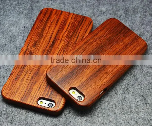 Handmade Natural Genuine Bamboo Wooden Case Mobile Backing Shell Case Cover for IPhone 5/5s 6 6plus