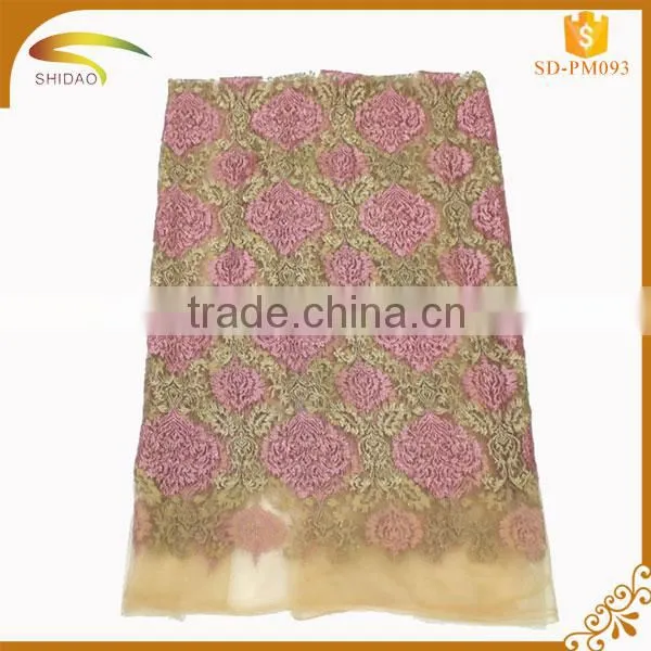 Custom Cheap and Chantilly Chemical London Stretch Lace Tulle Lace Fabric/ African Tulle Lace Fabric Wholesale photo-4