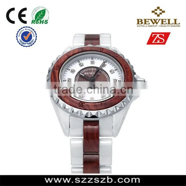 Custom Sapphire Crystal Ceramic Watch,wood and Vogue Ladies Ceramic Watch photo-4