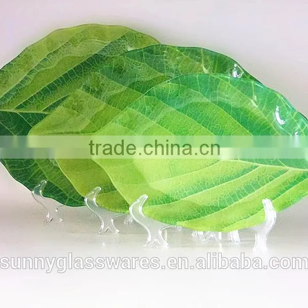 The Leaves of Lucky Glass Plate photo-4