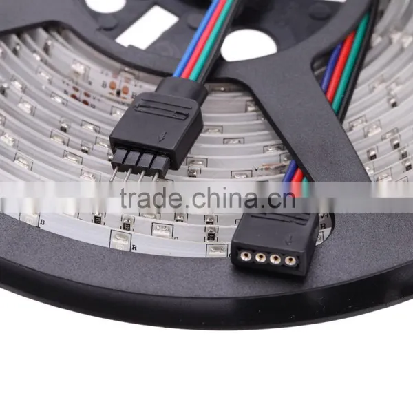 10M 2*5M 3528 SMD RGB 600LEDs LED Strip Light Lamp 44Key + IR Remote Controller DC12V + Power Adapter AC100-240V photo-3
