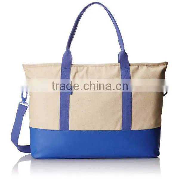Hot Selling Grey Handbag Durable Cotton Canvas Tote Bag photo-6
