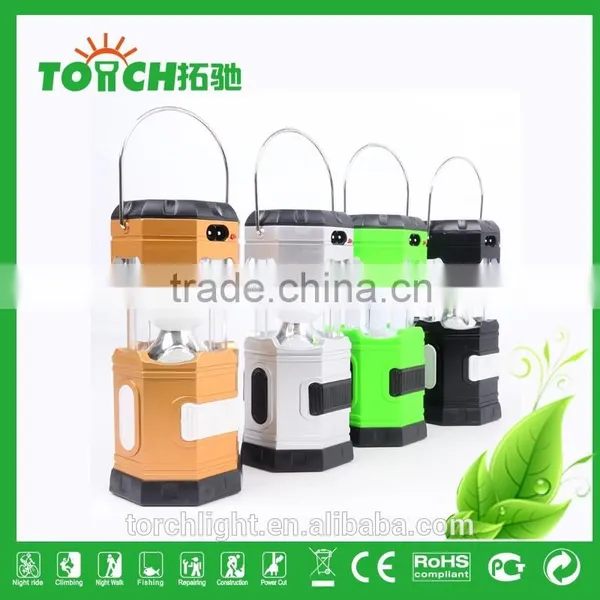 Colorful Solar Lantern Hiking Lamp Led Lantern Camping Light With Inner Battery High Power Rechargeable Lantern Torch Light photo-3