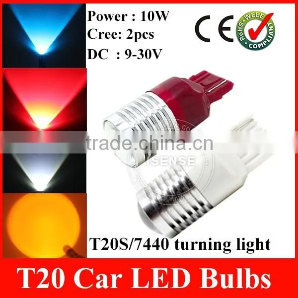 Auto Mini Bulbs With 10w Crees Chips USA Import or Taiwan Chips Auto Suppliers Limited 7440 Car Led Light photo-3