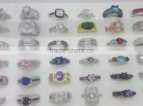 2016 Hot Sale Sterling Silver Jewelry, 925 Silver Ring Diamond, Factory Direct Sale S925 Ring Jewelry For Wedding photo-4