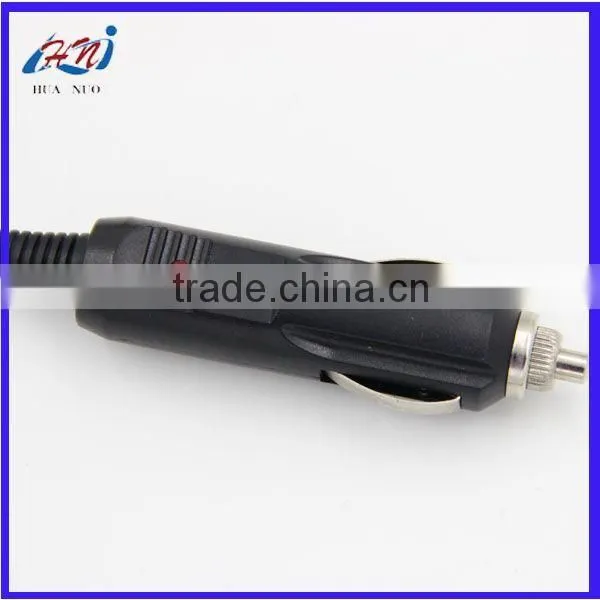 Car Cigarette Lighter Plug With Led Light to Right Angle DC5.5*2.1 With Slingshot Cable photo-5