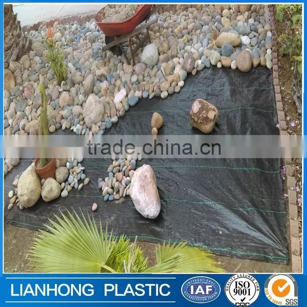 3.2oz Heavy Duty 6.5ft Wide Weed Barrier Fabric Panel, Garden Fabric 3.2 Oz/sq.yd, Woven Weed Control Landscape Fabric Sheeting photo-3