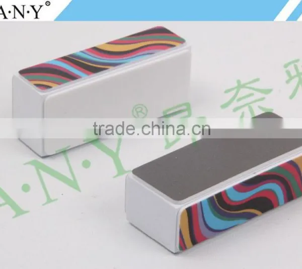 Professional Nail Art Manicure Sponge 4 Step Nail Buffer Shining Using photo-3