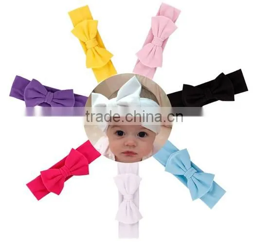 Baby Girl Toddler Lace Flower Bowknot Headband Hair Band Accessories photo-2