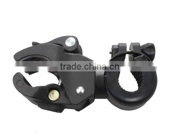 Universal Bicycle Bike LED Torch Front Light Flashlight Mount Bracket Holder New photo-4