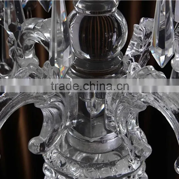 Wholesale 5arms Crystal Clear Candelabra From China photo-3