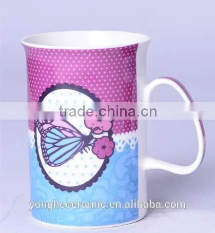 Hunan Ceramic Cartoon Decal Kids Personalized Mugs
