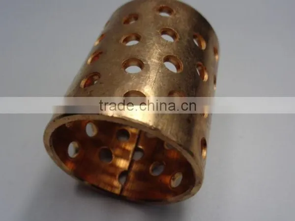 High Performence Bronze With Through Hole Selflubricating Bushing Bearing photo-3