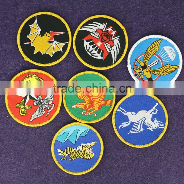 Wholesale Custom Embroidery Patch Self-adhesive Machine Woven Badges
