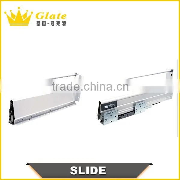 Soft-Closing Drawer Slide Tandom Slide System For Kitchen Drawer, Kitchen Cabinet Drawer Slide Channel Type, Slide Type Kitchen/ photo-2