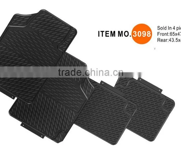 Wholesale Tire Texture PVC Single Car Floor Mat Rubber Car Mat photo-3