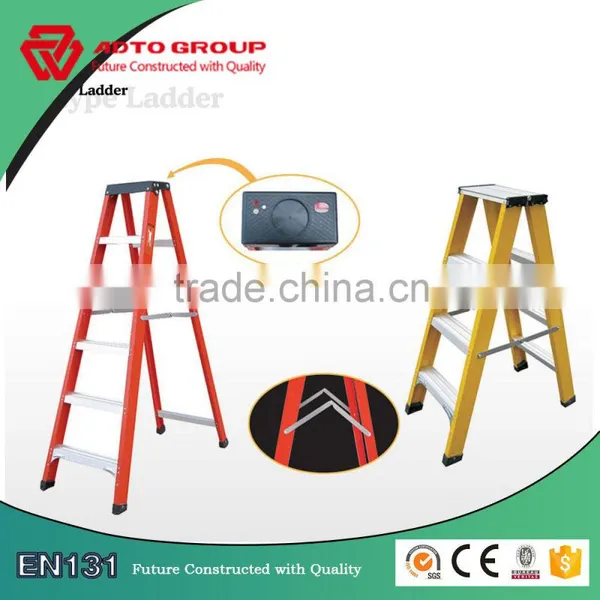 Double Side Aluminum Ladder A Type Aluminum Ladder Handrail Step Ladder photo-4
