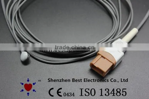 Spacelabs 20700-4000-00 Pediatric Temperature Probe/ Sensor, 3m, Skin