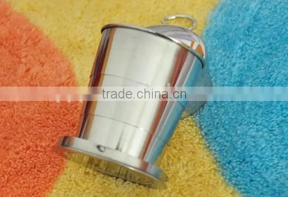 2014 Hot Selling 60ml Leak-proof Eco-friendly FDA LFGB Fodable Stainless Steel Beer Mug Cup Tumbler photo-2