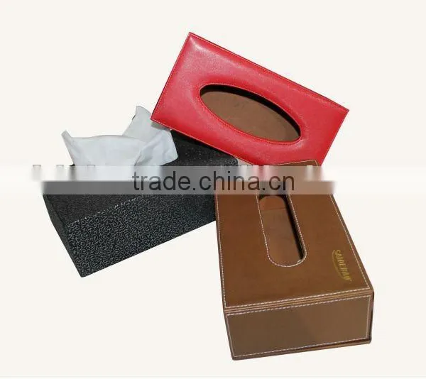 High Quality Leather Tissue Boxes,personalized pu Leather Tissue Boxes, Tissue Boxes Manufacturer in China photo-4
