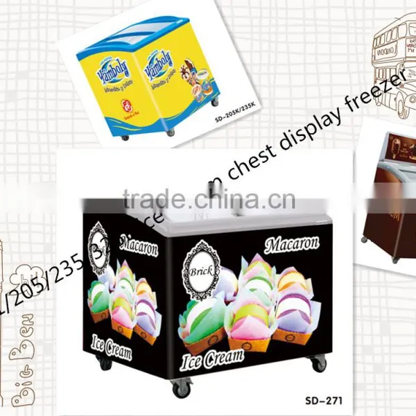 Display Sliding Glass Door Freezer for Supermarket photo-4