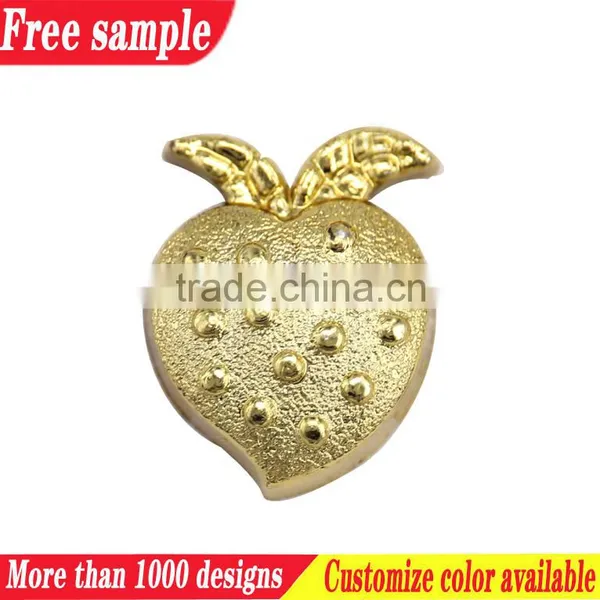 Gold Color Small Plastic Shoe Buckle Accessories