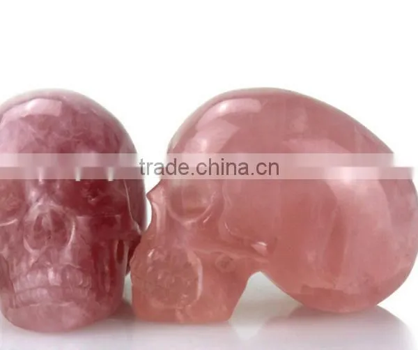 China Natural Crystal Quartz Skull,hand Carved Crystal Skull for Sale photo-6