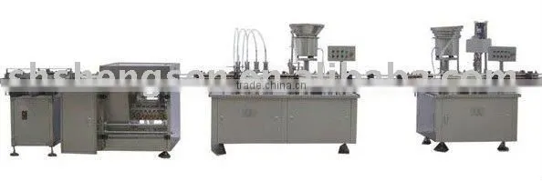 Automatic Washer Filler Stopper Capper Line