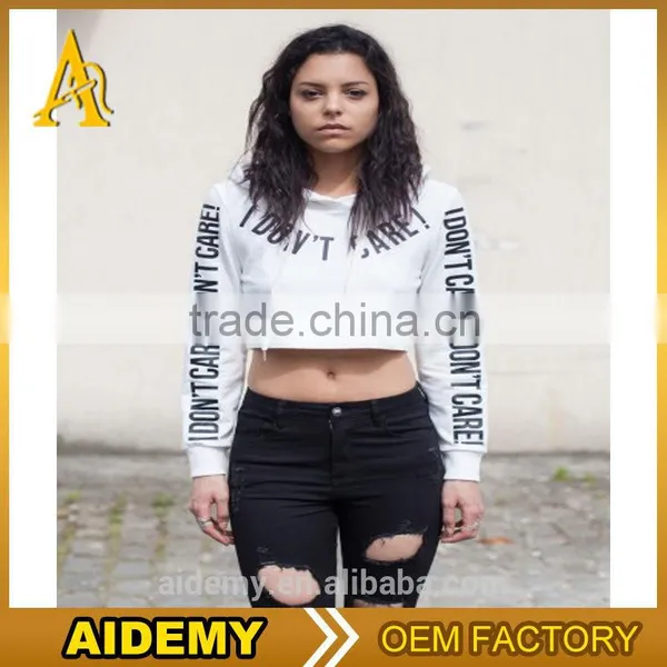 OEM Apparel Women Sweatshirts Wholesale Organic Cotton Hoodie