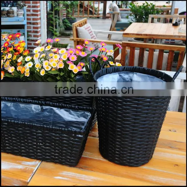 Plastic Rattan Basket Basket photo-3