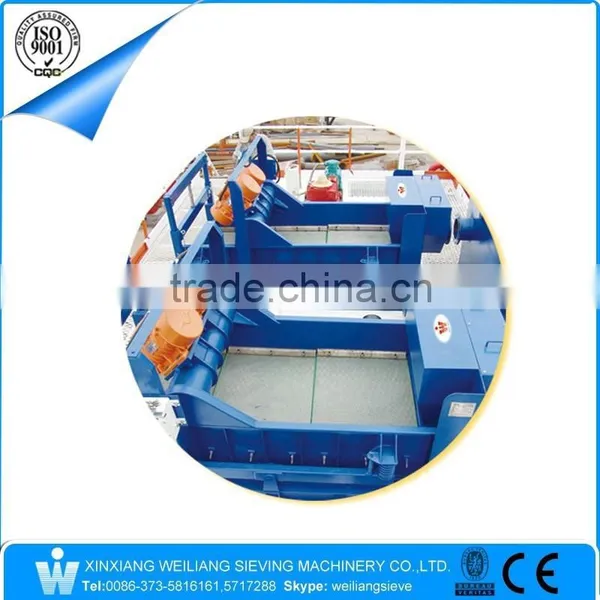 China WLT golden manufacturer linear motion shale shaker/ mud screening machinery/vibrator sieve
