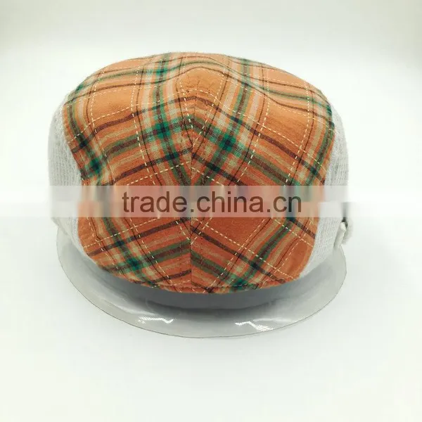 Customized High Quality Checked Cotton Ivy Cap Wholesale photo-4