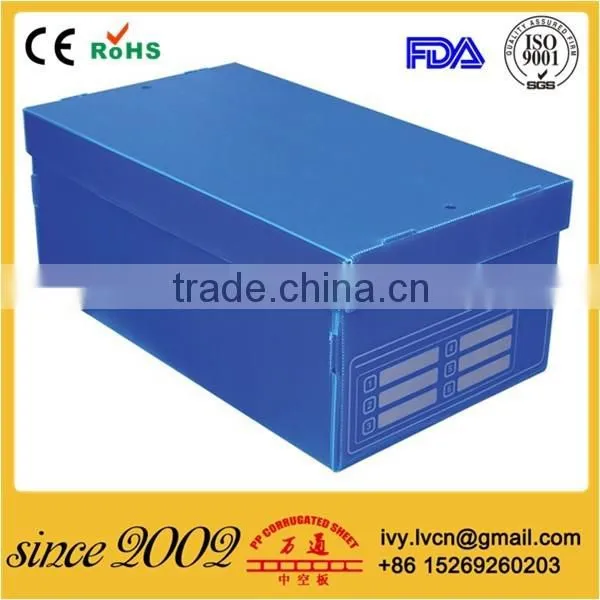 Folding Corrugated Plastic Storage Box photo-3