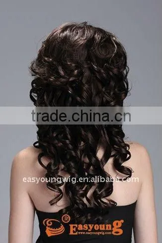 Long Bang Hair, Natural Curly Hair Fiber Wigs Ganekalon photo-3