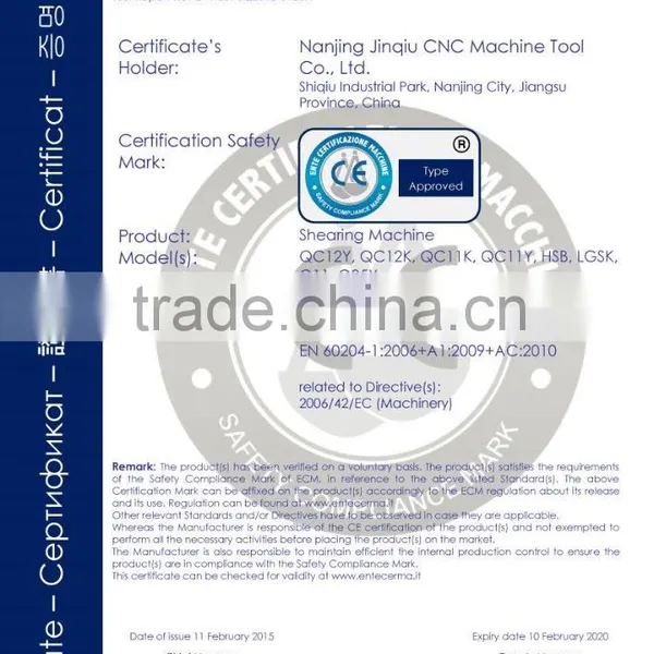 QC11Y-6X3200 Cutting Machine for Metal Sheet/hydraulic Shearing Machine of Best Price photo-5