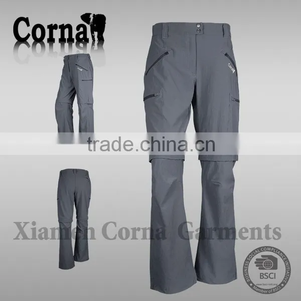 Spring Autumn Soft Polyester Detachable Trouser Nylon Cottony Stretch Fashionable Ladies Pants Ladies Suit With High Quality photo-2