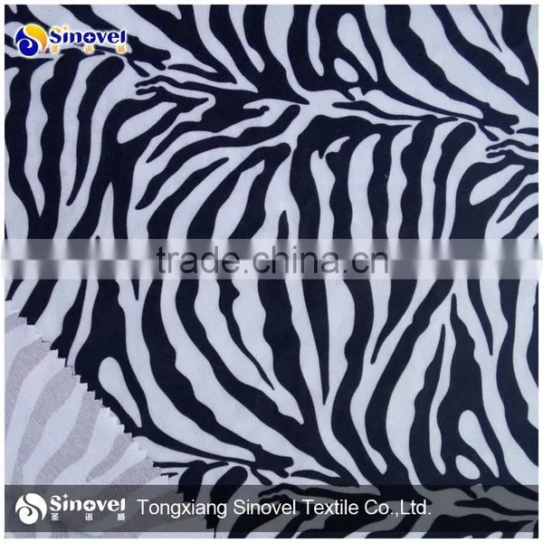 100% Polyester Warp Knitting Aloba, Alova, Zebra-Stripe Printed Aloba Fabric, Speckled Velvet photo-2