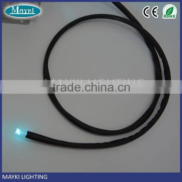No uv Radiation Black Jacket Multistring End Light Optical Fiber Cables photo-3