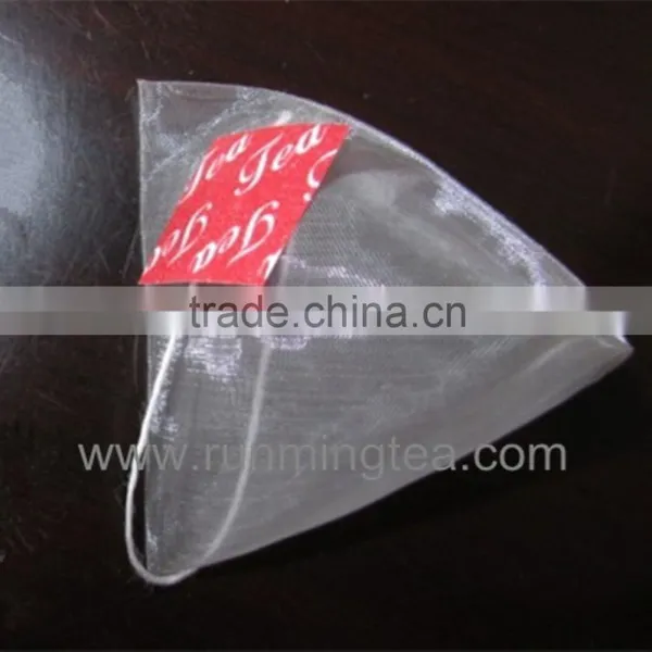 Transparent Pyramid Teabags for Loose Leaf Tea