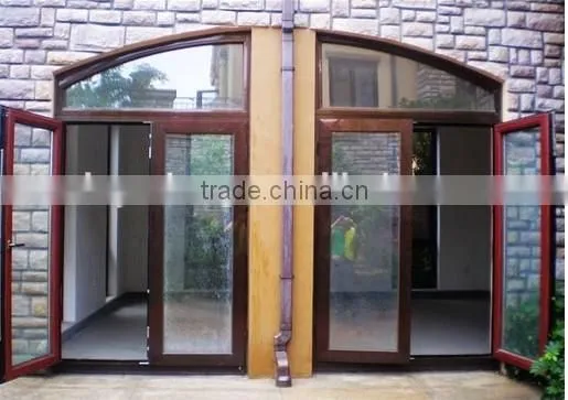 China Top Grade Hot Sale Aluminum Wood Composite Doors photo-6