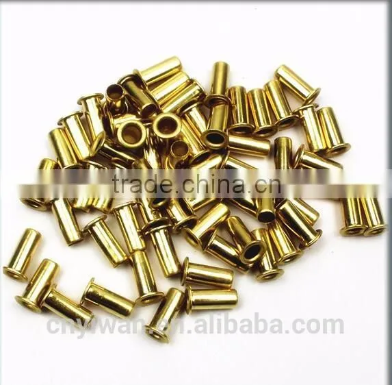 Hollow Tubular Brass Rivets photo-3