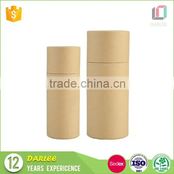 China Manufacturers High End Hot Stamping Black Round Tube Box With Lids photo-6