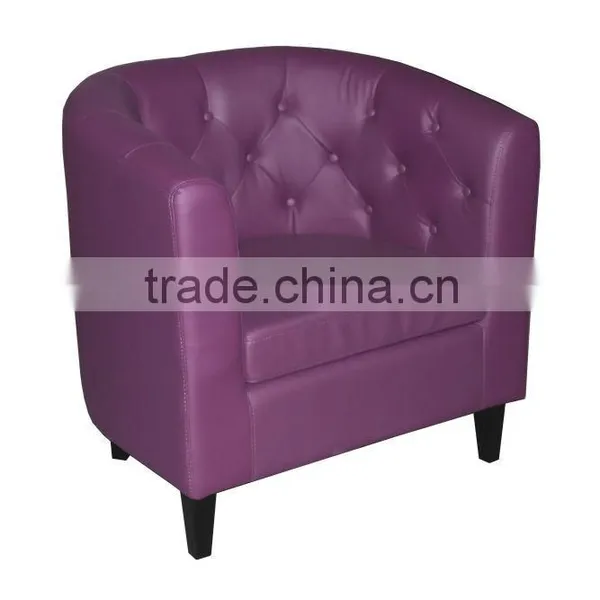 Modern Leather Comfortable Tub Chair photo-2