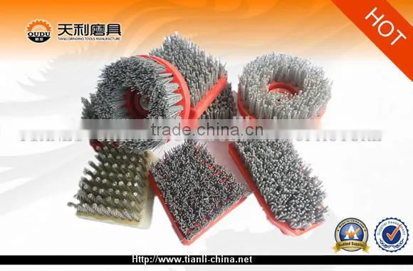 Abrasive Diamond Brush Fickert,stone Polishing Brush