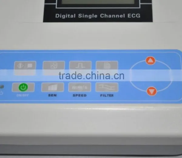 Popular Portable 12 Lead Resting Single Channel Electrocardiograph ECG Machine EKG-901-2 With CE ISO Certificate photo-3