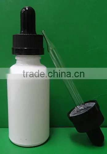 Premium grade E-juice or E-liquid glass dropper bottles