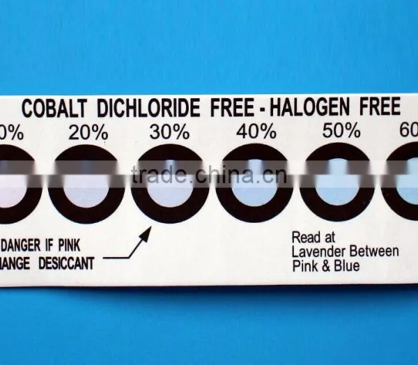 RoHS OEM Free Sample 6 Dots Humidity Indicator Sheet photo-5